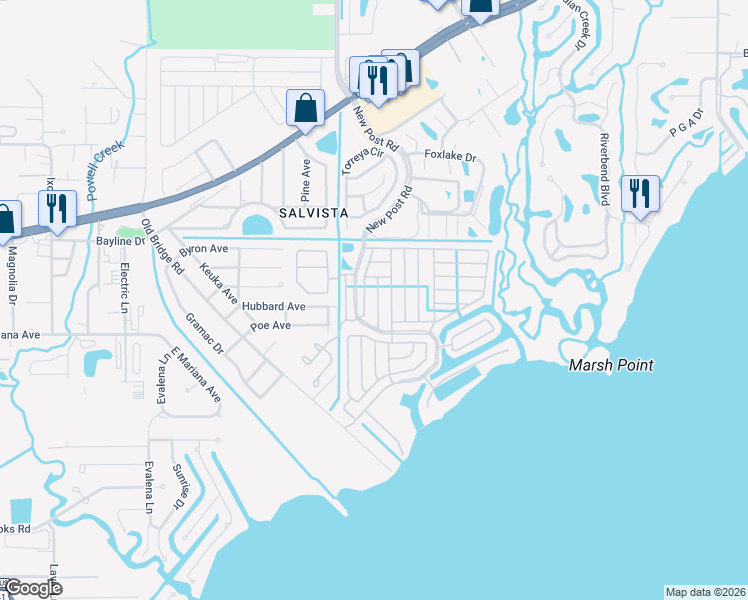 map of restaurants, bars, coffee shops, grocery stores, and more near 14713 Nantucket Road in North Fort Myers
