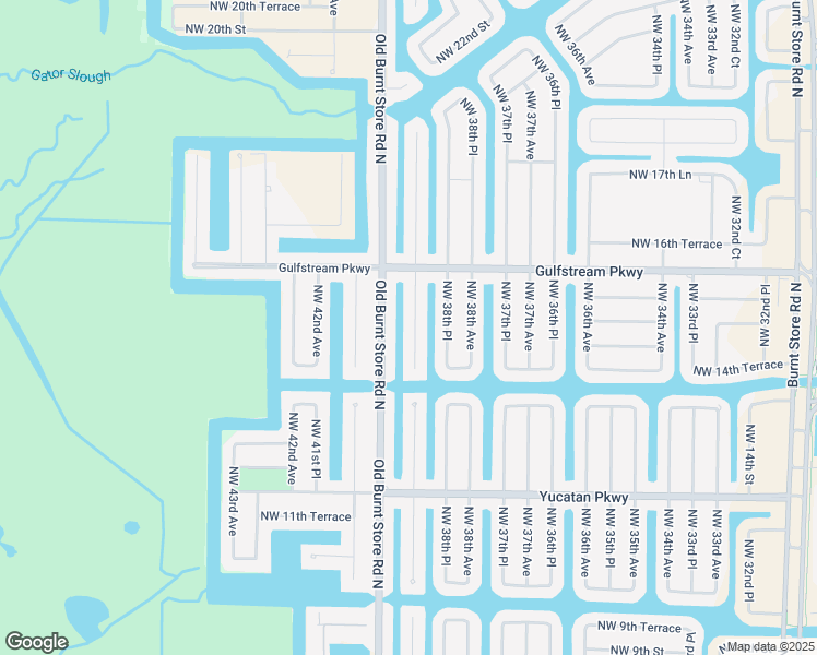 map of restaurants, bars, coffee shops, grocery stores, and more near 1442 Northwest 39th Avenue in Cape Coral