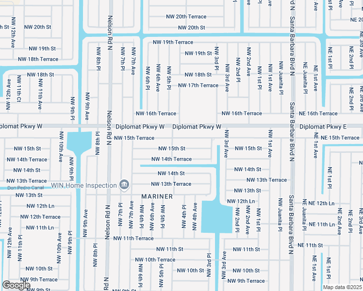map of restaurants, bars, coffee shops, grocery stores, and more near 429 NW 15th St in Cape Coral