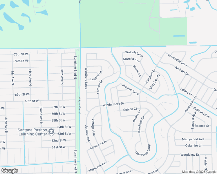 map of restaurants, bars, coffee shops, grocery stores, and more near 673 Stanwin Loop in Lehigh Acres
