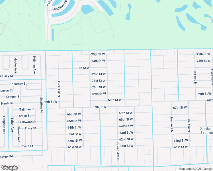 map of restaurants, bars, coffee shops, grocery stores, and more near 3300 70th Street West in Lehigh Acres