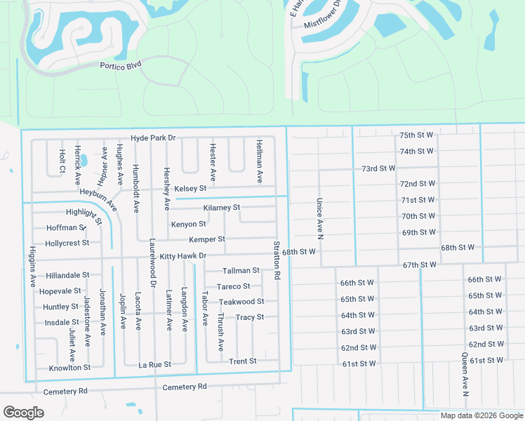 map of restaurants, bars, coffee shops, grocery stores, and more near 3713 Kessler Street in Fort Myers