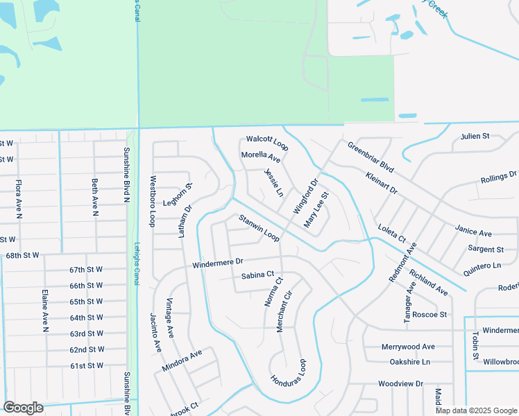 map of restaurants, bars, coffee shops, grocery stores, and more near 1925 Walcott Loop in Lehigh Acres