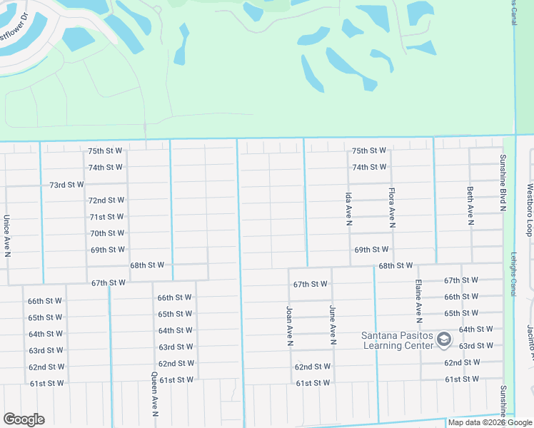 map of restaurants, bars, coffee shops, grocery stores, and more near 3000 71st Street West in Lehigh Acres