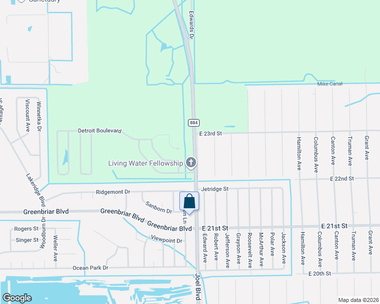 map of restaurants, bars, coffee shops, grocery stores, and more near 2249 Joel Boulevard in Alva