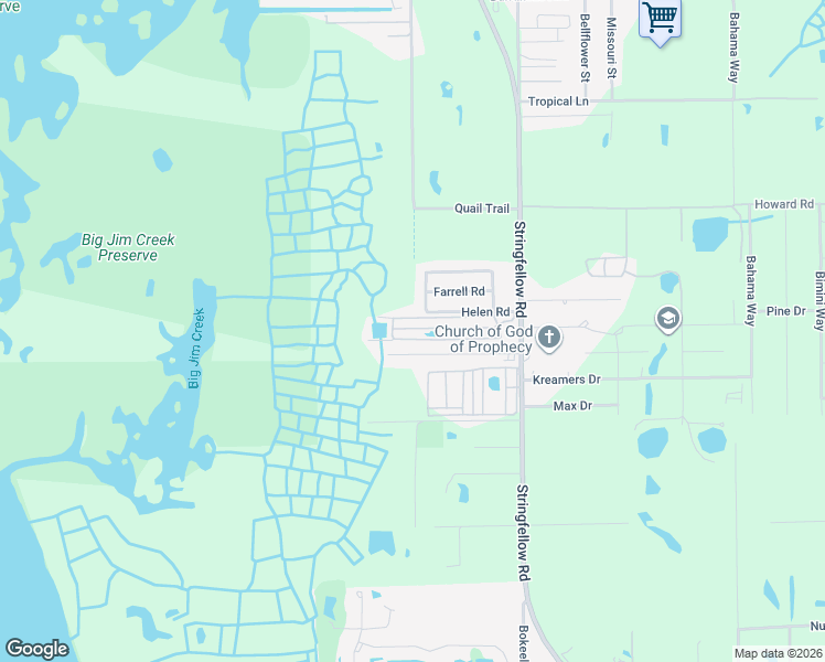 map of restaurants, bars, coffee shops, grocery stores, and more near 7812 Raymary Street in Bokeelia