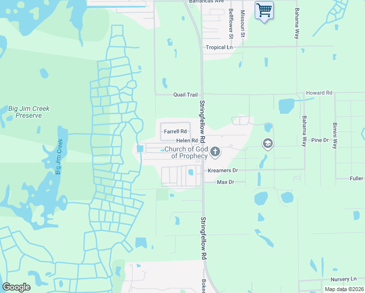 map of restaurants, bars, coffee shops, grocery stores, and more near 15175 Stringfellow Road in Bokeelia