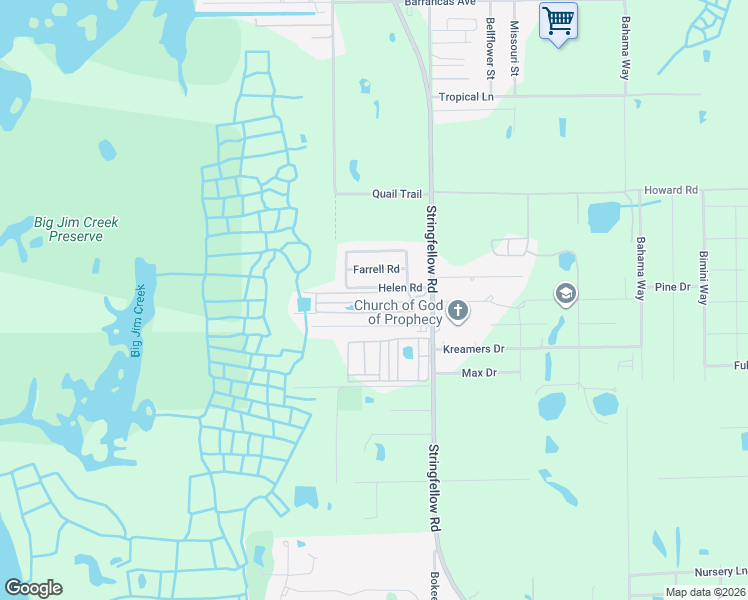 map of restaurants, bars, coffee shops, grocery stores, and more near 7641 May Pan Road in Bokeelia