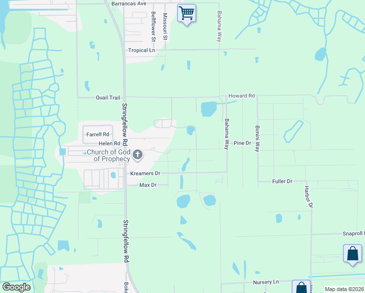 map of restaurants, bars, coffee shops, grocery stores, and more near 7225 Coccoloba Way in Bokeelia