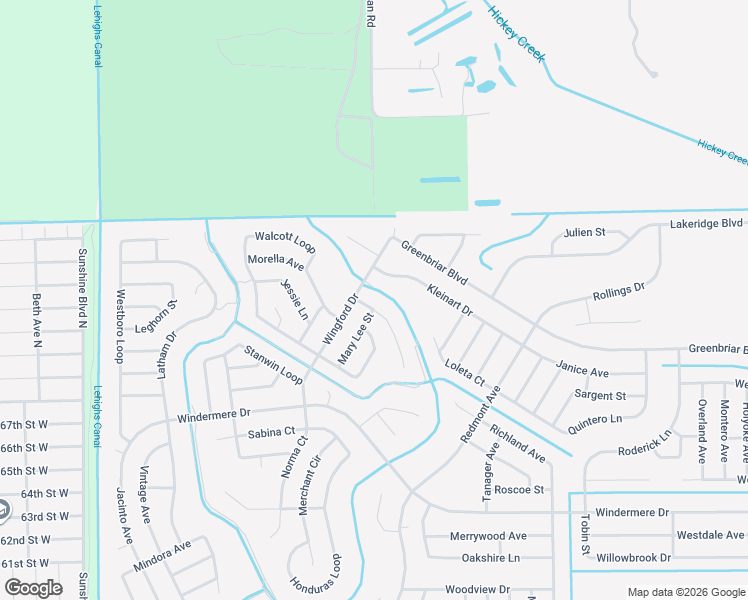 map of restaurants, bars, coffee shops, grocery stores, and more near 644 Lombardy Court in Lehigh Acres