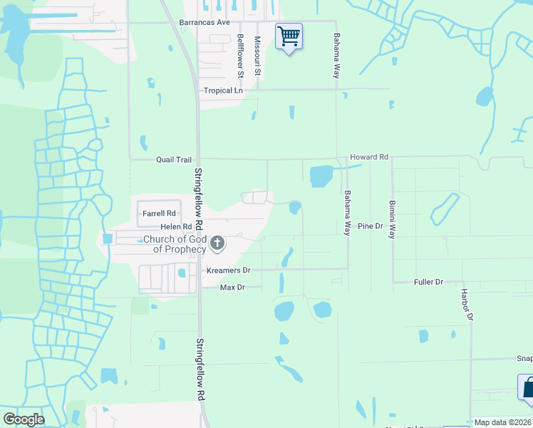 map of restaurants, bars, coffee shops, grocery stores, and more near 7221 Howard Road in Bokeelia