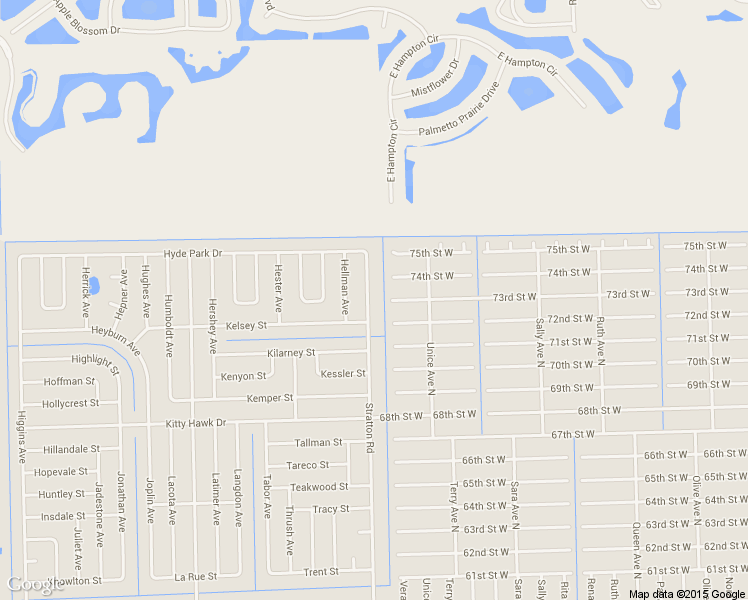 map of restaurants, bars, coffee shops, grocery stores, and more near 6136 Stratton Road in Fort Myers