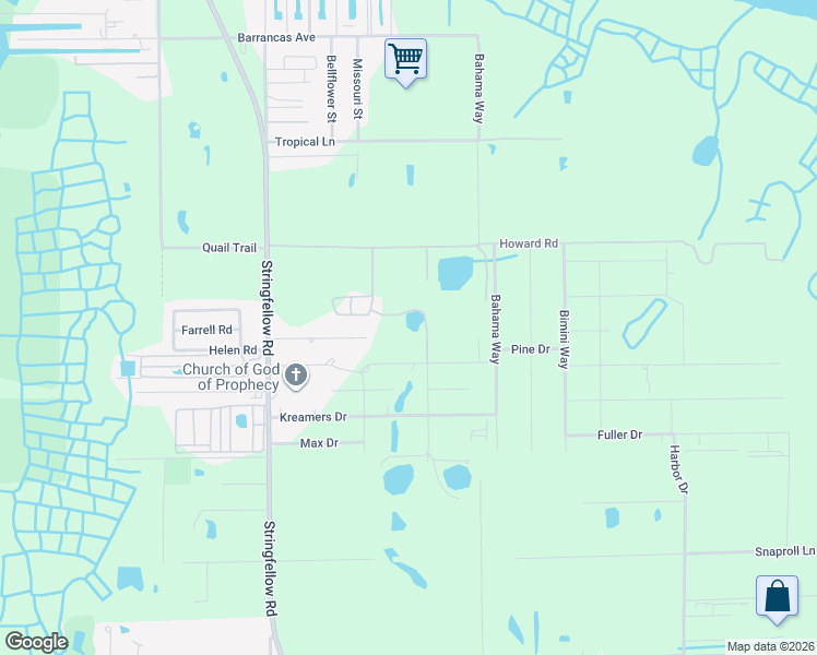 map of restaurants, bars, coffee shops, grocery stores, and more near 7221 Howard Road in Bokeelia