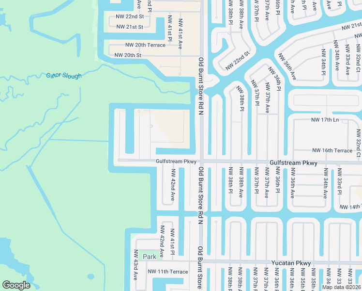 map of restaurants, bars, coffee shops, grocery stores, and more near 4104 Northwest 16th Terrace in Cape Coral