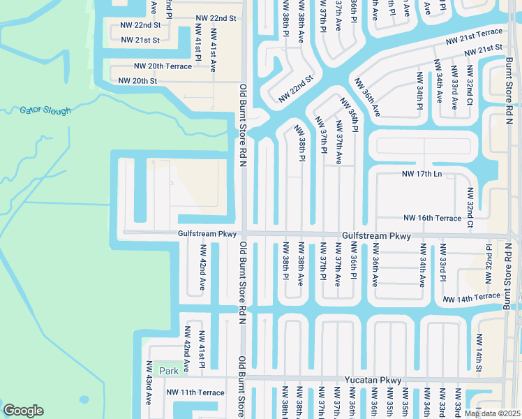 map of restaurants, bars, coffee shops, grocery stores, and more near 1616 Northwest 39th Avenue in Cape Coral
