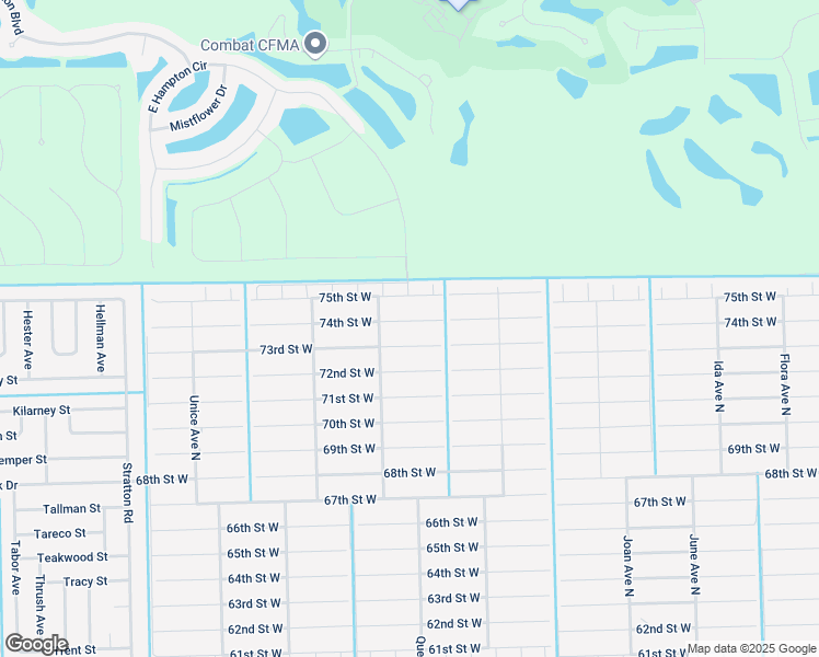 map of restaurants, bars, coffee shops, grocery stores, and more near 3213 75th Street West in Lehigh Acres