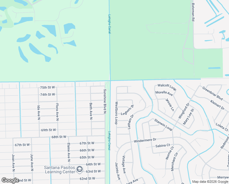 map of restaurants, bars, coffee shops, grocery stores, and more near 1965 Westboro Loop in Lehigh Acres