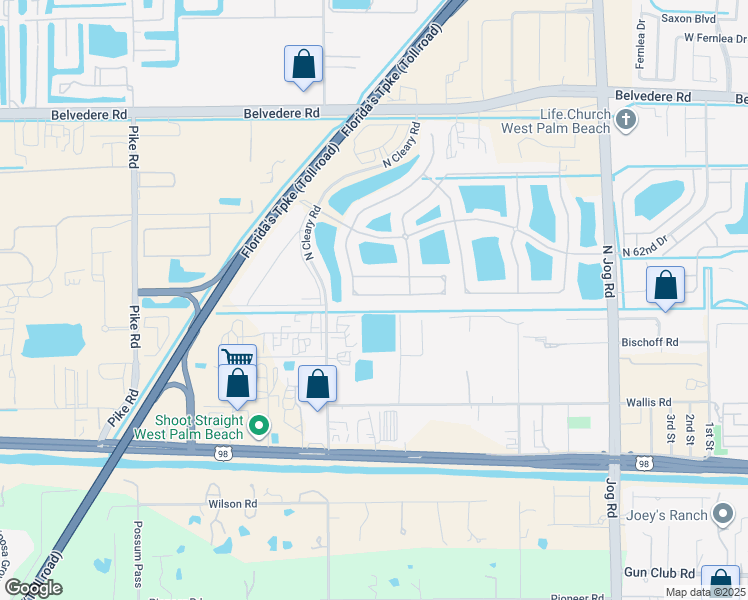 map of restaurants, bars, coffee shops, grocery stores, and more near 511 Gazetta Way in West Palm Beach