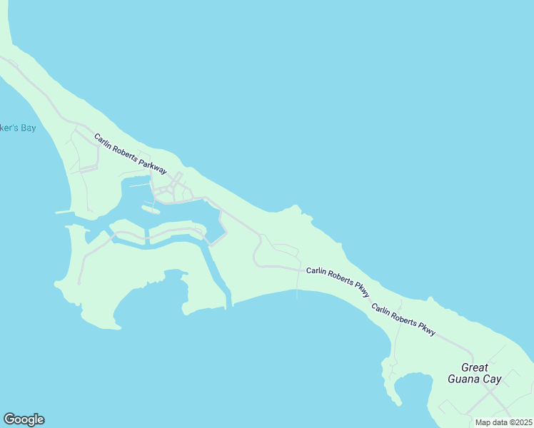 map of restaurants, bars, coffee shops, grocery stores, and more near in Great Guana Cay