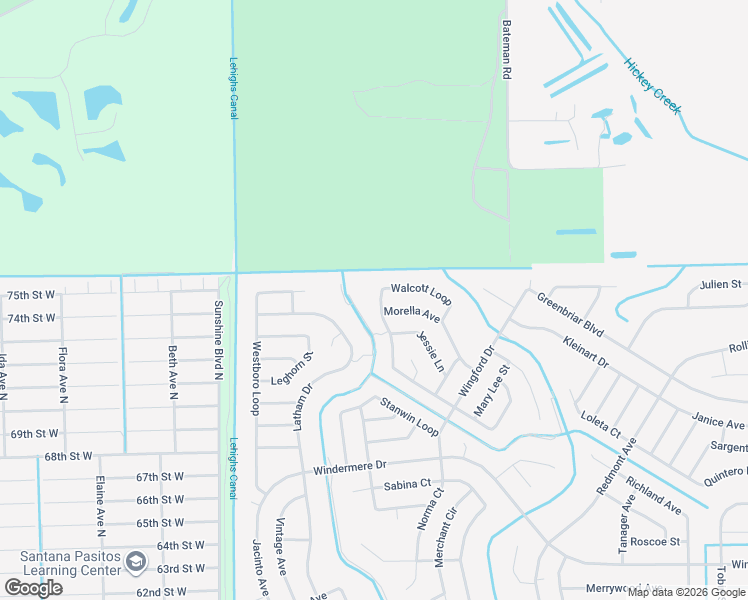map of restaurants, bars, coffee shops, grocery stores, and more near 1955 Walcott Loop in Lehigh Acres