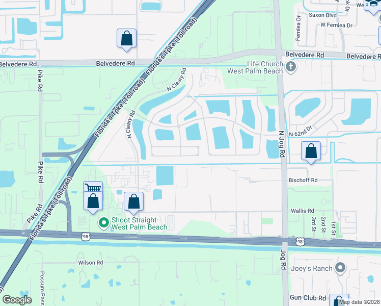 map of restaurants, bars, coffee shops, grocery stores, and more near 418 Gazetta Way in West Palm Beach