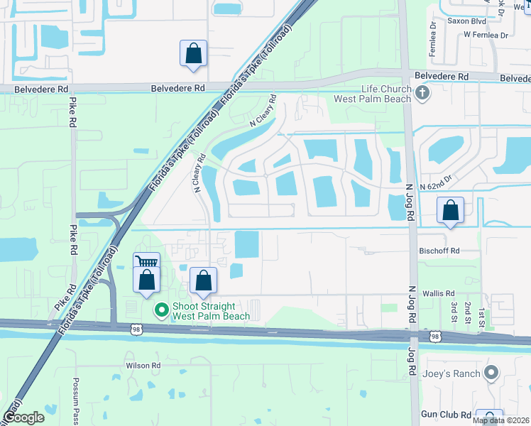 map of restaurants, bars, coffee shops, grocery stores, and more near 454 Gazetta Way in West Palm Beach