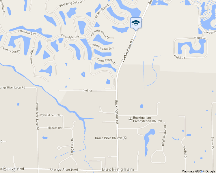 map of restaurants, bars, coffee shops, grocery stores, and more near 4101 Otter Bend Circle in Fort Myers