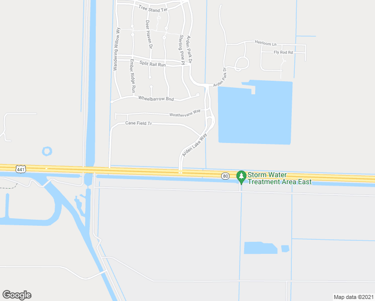 map of restaurants, bars, coffee shops, grocery stores, and more near 660 Arden Lake Way in Wellington