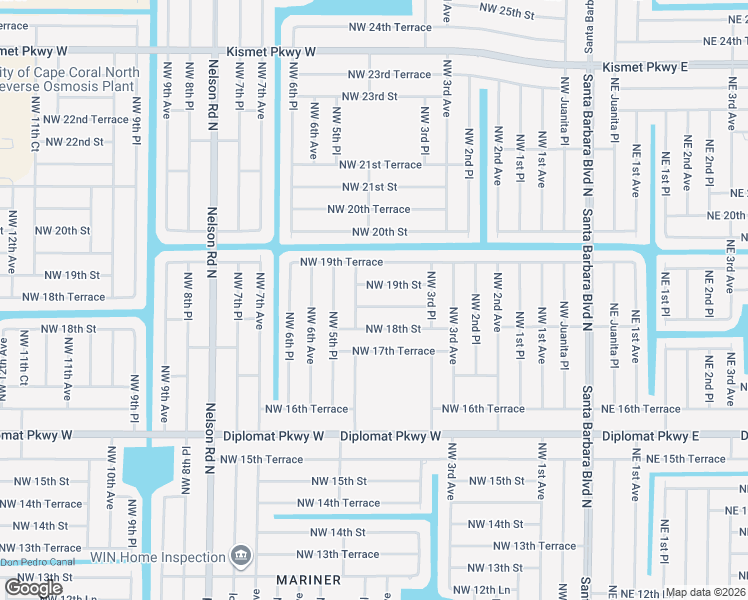 map of restaurants, bars, coffee shops, grocery stores, and more near 427 Northwest 19th Street in Cape Coral