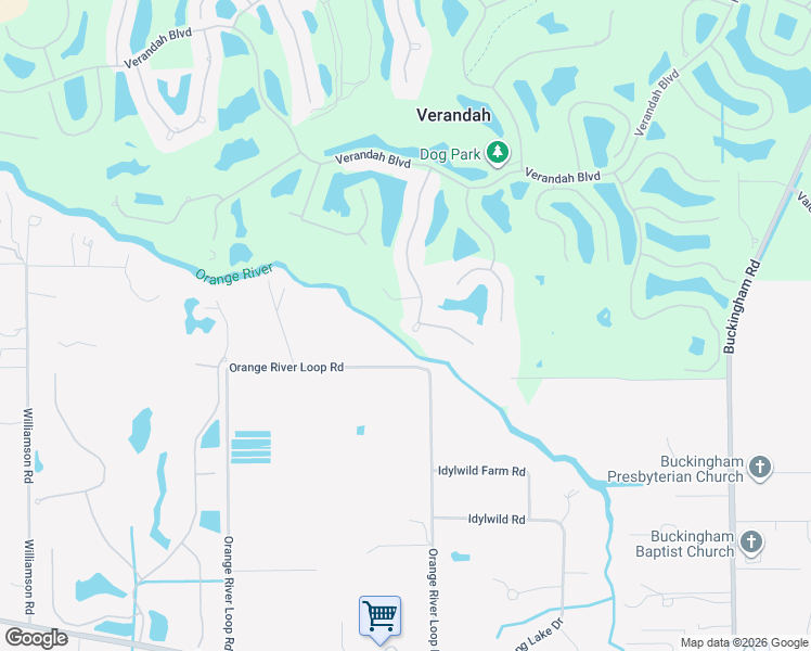 map of restaurants, bars, coffee shops, grocery stores, and more near 3871 River Point Drive in Fort Myers