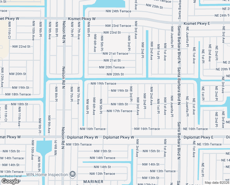 map of restaurants, bars, coffee shops, grocery stores, and more near 414 Northwest 19th Street in Cape Coral