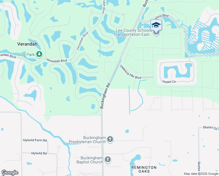 map of restaurants, bars, coffee shops, grocery stores, and more near 3763 Buckingham Road in Fort Myers