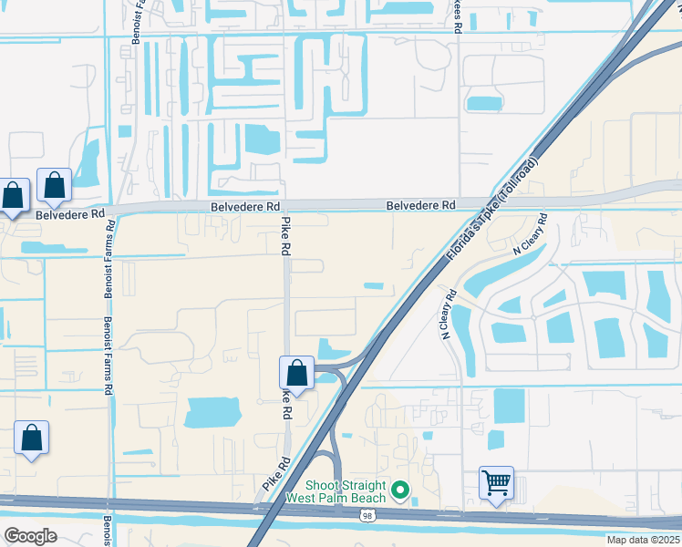 map of restaurants, bars, coffee shops, grocery stores, and more near 7329 7th Place North in West Palm Beach