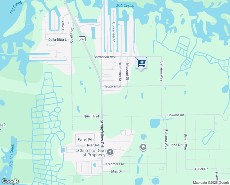 map of restaurants, bars, coffee shops, grocery stores, and more near 7421 Cobb Road in Bokeelia