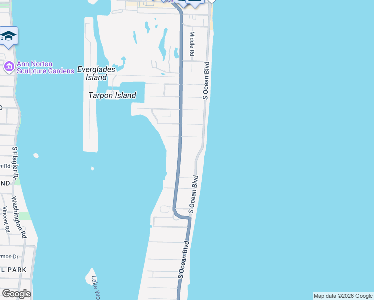 map of restaurants, bars, coffee shops, grocery stores, and more near 710 South County Road in Palm Beach