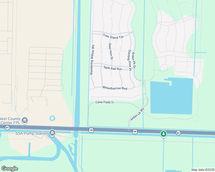 map of restaurants, bars, coffee shops, grocery stores, and more near 19709 Wheelbarrow Bnd in Loxahatchee