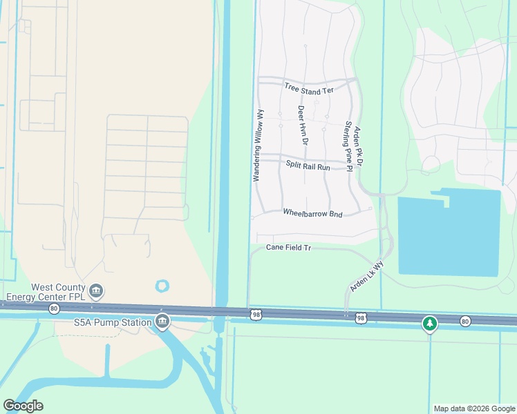 map of restaurants, bars, coffee shops, grocery stores, and more near 19827 Wheelbarrow Bnd in Loxahatchee