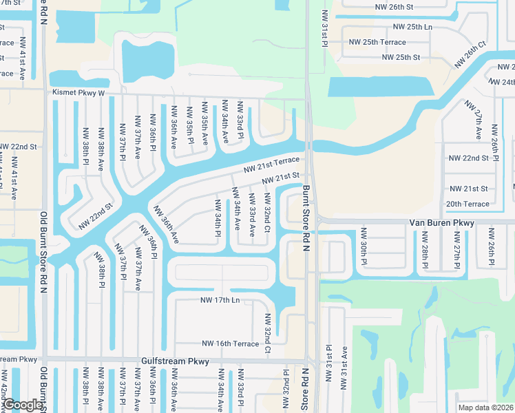 map of restaurants, bars, coffee shops, grocery stores, and more near 2015 Northwest 33rd Avenue in Cape Coral