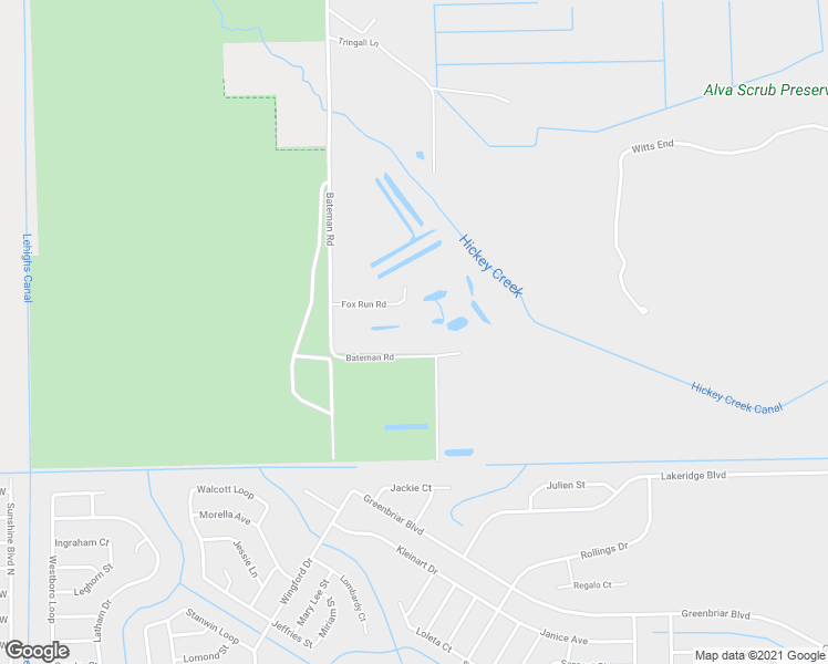 map of restaurants, bars, coffee shops, grocery stores, and more near 18890 Fox Run Road in Alva