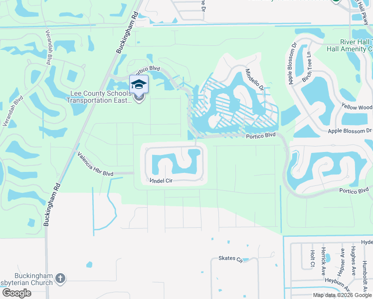 map of restaurants, bars, coffee shops, grocery stores, and more near 14019 Vindel Circle in Fort Myers