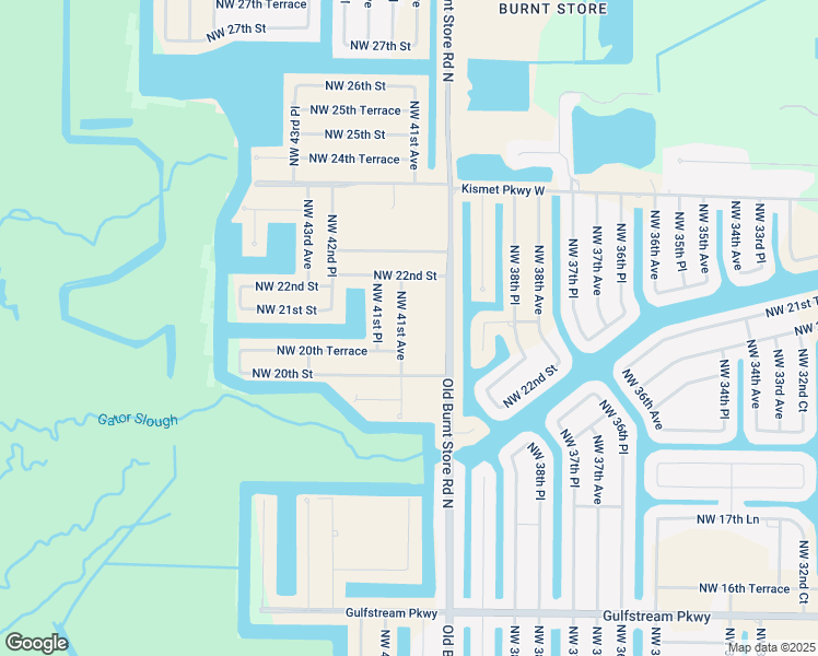 map of restaurants, bars, coffee shops, grocery stores, and more near 2029 Northwest 41st Avenue in Cape Coral