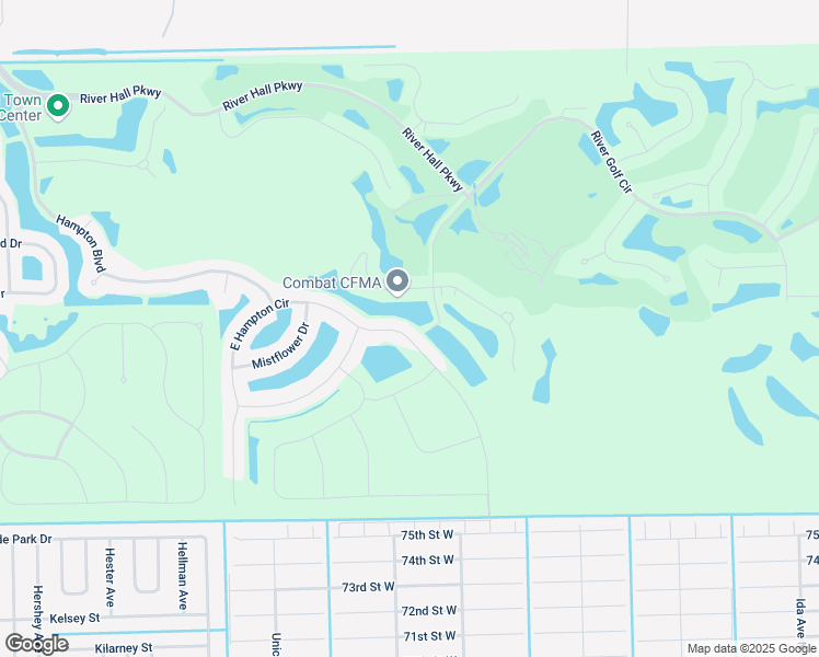 map of restaurants, bars, coffee shops, grocery stores, and more near 4025 East Hampton Circle in Alva