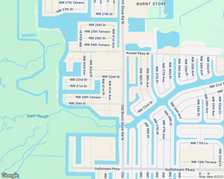 map of restaurants, bars, coffee shops, grocery stores, and more near 2029 Northwest 41st Avenue in Cape Coral