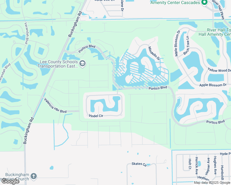 map of restaurants, bars, coffee shops, grocery stores, and more near 14000 Vindel Circle in Fort Myers