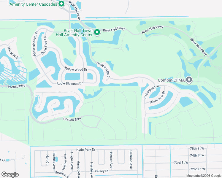 map of restaurants, bars, coffee shops, grocery stores, and more near 15504 Prickle Grass Court in Alva