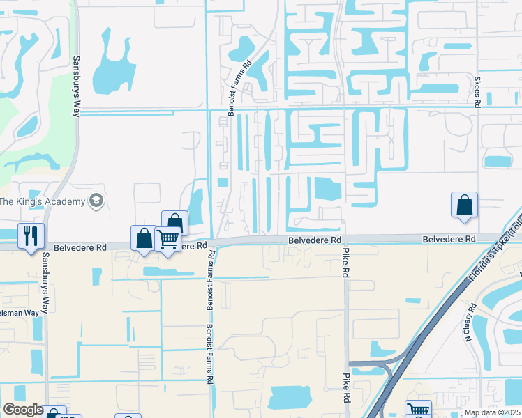 map of restaurants, bars, coffee shops, grocery stores, and more near 996 Lake Victoria Drive in West Palm Beach