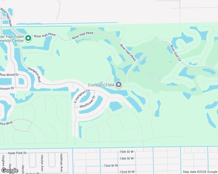 map of restaurants, bars, coffee shops, grocery stores, and more near 16540 Goldenrod Lane in Alva