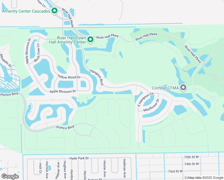 map of restaurants, bars, coffee shops, grocery stores, and more near 3329 Hampton Boulevard in Alva