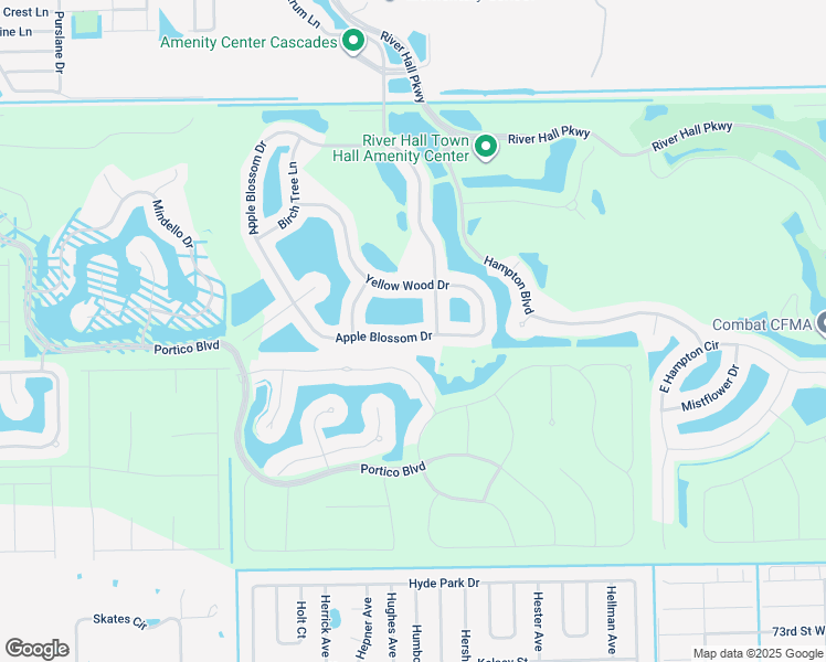 map of restaurants, bars, coffee shops, grocery stores, and more near 3344 Apple Blossom Drive in Alva