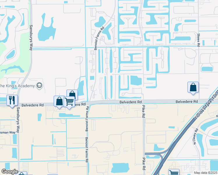map of restaurants, bars, coffee shops, grocery stores, and more near 996 Lake Victoria Drive in West Palm Beach